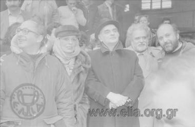 Επίσκεψη της υπουργού Πολιτισμού, Μελίνας Μερκούρη, στο ναυπηγείο 