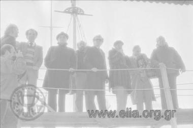 Επίσκεψη της υπουργού Πολιτισμού, Μελίνας Μερκούρη, στο ναυπηγείο 