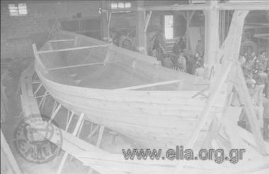 Επίσκεψη της υπουργού Πολιτισμού, Μελίνας Μερκούρη, στο ναυπηγείο 