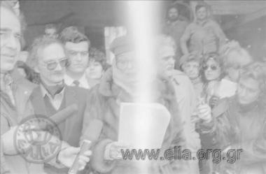 Επίσκεψη της υπουργού Πολιτισμού, Μελίνας Μερκούρη, στο ναυπηγείο 