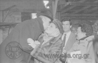 Επίσκεψη της υπουργού Πολιτισμού, Μελίνας Μερκούρη, στο ναυπηγείο 