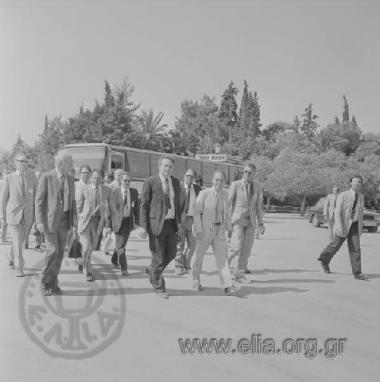 Kostas Simitis with the Ministers for Health of the EU countries at the Zappeio