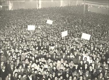 Electoral rally for Konstantinos Karamanlis