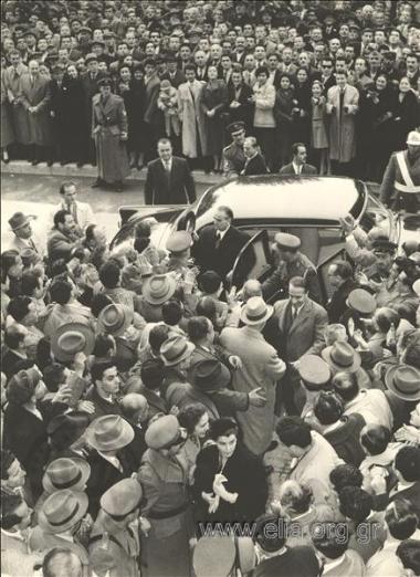 Reception of Konstantinos Karamanlis.