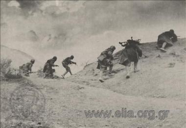 Greek  soldiers at the Albanian Front