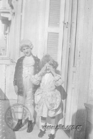 Dimitris and Iro Papavasiliou in disguise