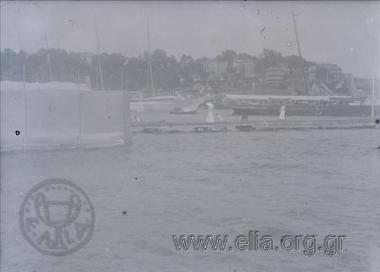 The town and its port.