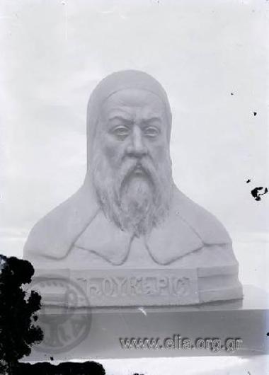 Προτομή του Κύριλλου Λούκαρη.