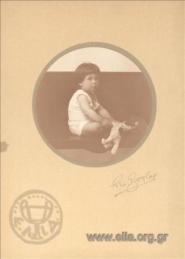 Grigoris N. Makkas as a child