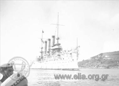 The American battleship 