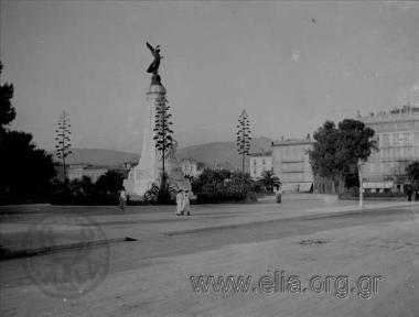 Square with a monument