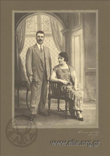 Ο Αντώνης και η Ευανθία Ζαρίφη.