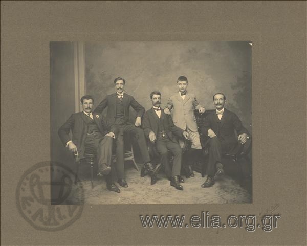 Group portrait of men.