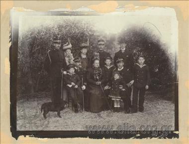 Η βασιλική οικογένεια του Γεωργίου Α'.