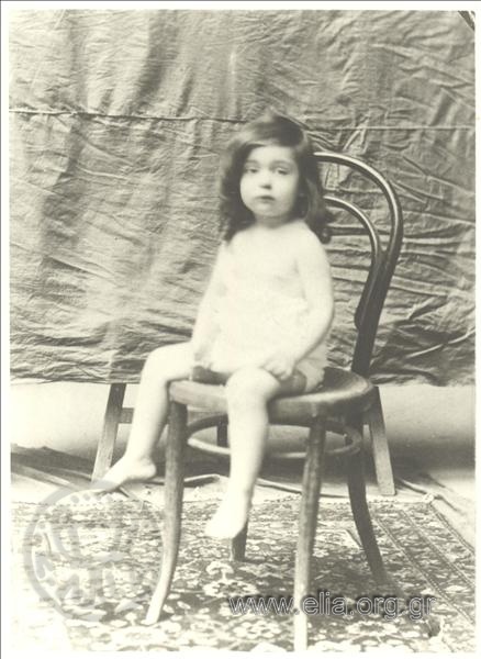 Melissanthi (1910-) as a baby.