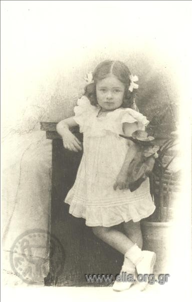 Melissanthi (1910-) at the age of 3.