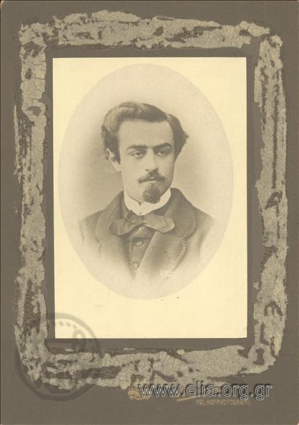 Εμμανουήλ Σ. Λυκούδης (1849-1925). Αντίγραφο φωτογραφίας της δεκαετίας του 1870.