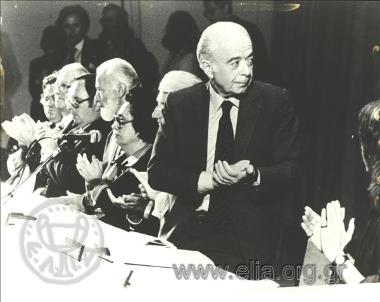 Antonis Samarakis (1919-2003) attending an occasion