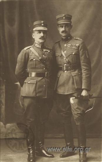 Ο Θεόδωρος Πάγκαλος και ο Νικόλαος Πλαστήρας.