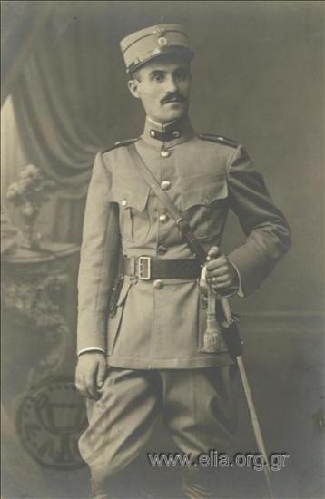 Evangelos Trovas, reserve second lieutenant of the Infantry.