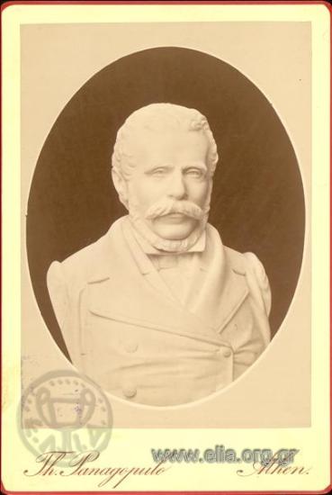 Μαρμάρινη προτομή.