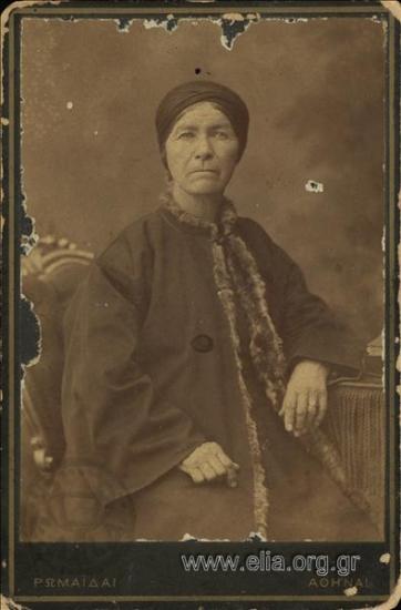 Portrait of a woman, probably from Kastoria.