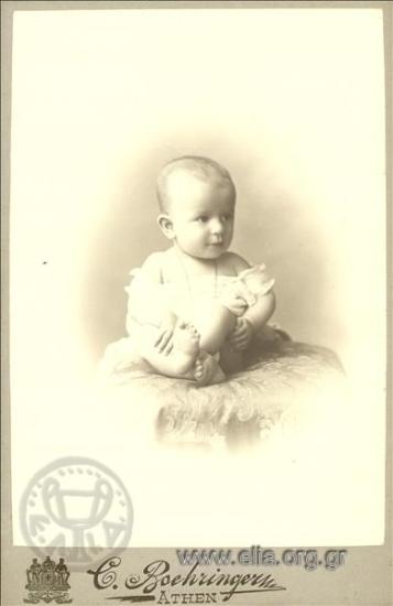 Lambros Eftaxias as a baby