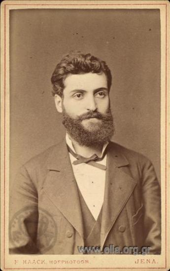 Πορτραίτο νέου γενειοφόρου άνδρα.