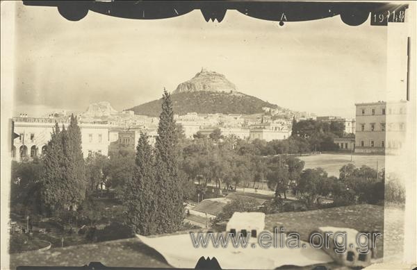 Syntagma square and Lycabettus