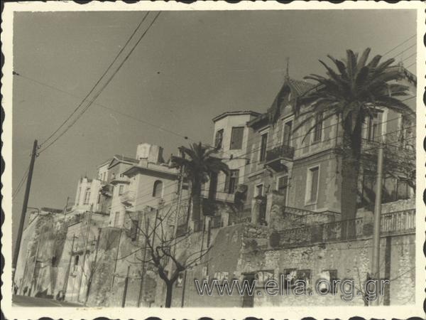 Άποψη κτιρίων στον Πειραιά.
