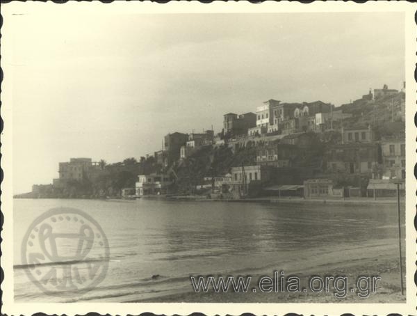 Beach and settlement in Piraeus