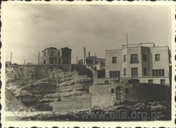 Άποψη κτιρίων στον Πειραιά.