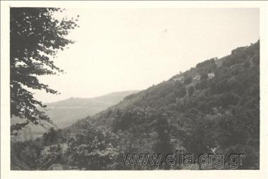 Natural landscape in Zagora, Pelion.