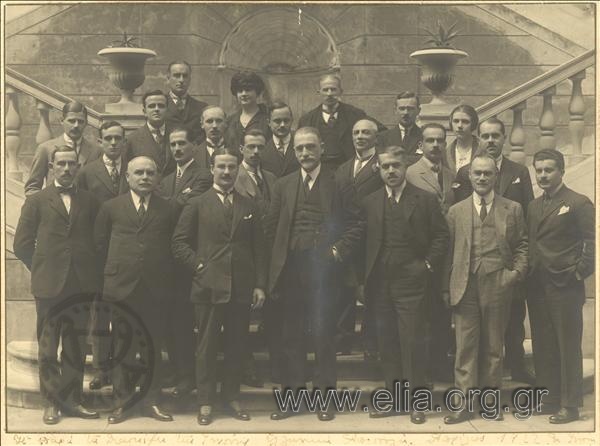 The Greek  delegation in the Geneva conference, May-July.