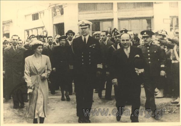 Crown Prince Paul and Princess Frideriki on an official visit