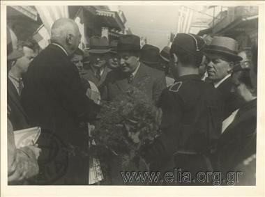 Υποδοχή Θεολόγου Νικολούδη, υφυπουργού Τύπου και Τουρισμού (προπαγάνδας).