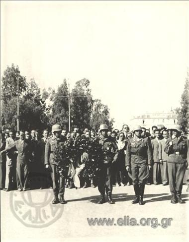 Ceremony marKing the withdrawal of the German occupational forces from Athens, October