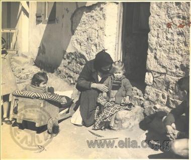 Παραλαβή ανθρωπιστικής βοήθειας UNRRA.