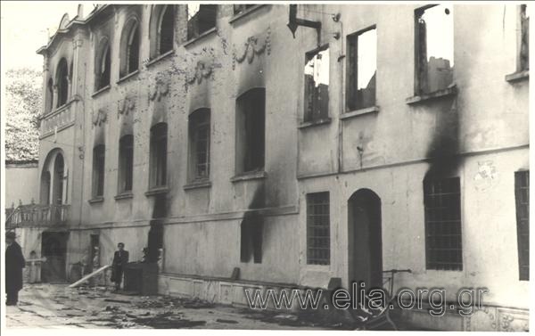 Καταστροφές από το πογκρόμ του Σεπτεμβρίου κατά των Ελλήνων.