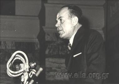 Ο Πρωθυπουργός Γεώργιος Παπαδόπουλος στην έναρξη των εργασιών της Συμβουλευτικής Επιτροπής.