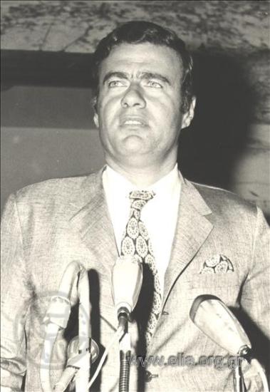 Ο Γ. Γεωργαλάς στην έναρξη των εργασιών της Συμβουλευτικής Επιτροπής.