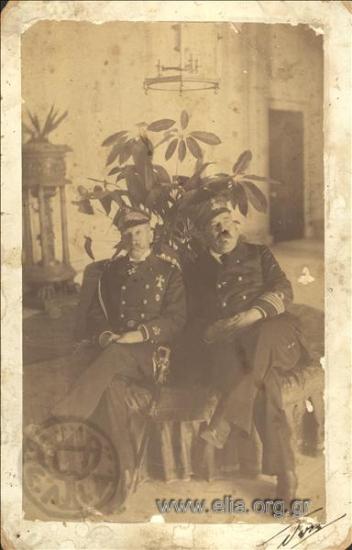 D. Voudoris and his colleague Kosmas Zotos, a high-ranKing naval officer