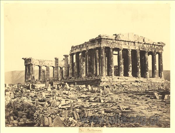 The Parthenon from the north-west.