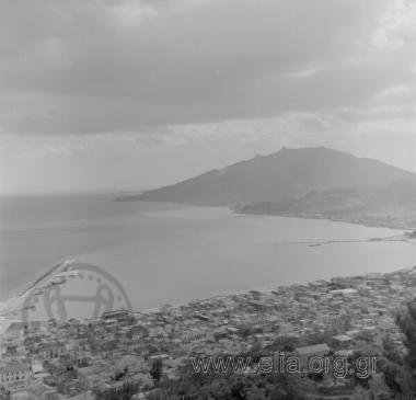 Άποψη της πόλης της Ζακύνθου από το λόφο της Μπόχαλης.