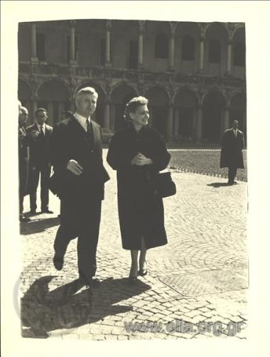 Amalia Fleming at a Coference for antibiotics.