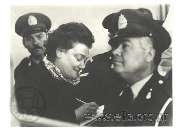 The arrest of Amalia Fleming.