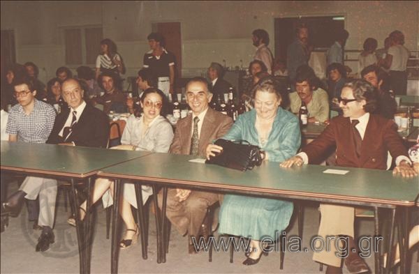 Amalia Fleming at an event in Komotini.