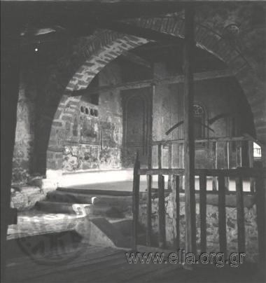 Interior view of a Monastery.