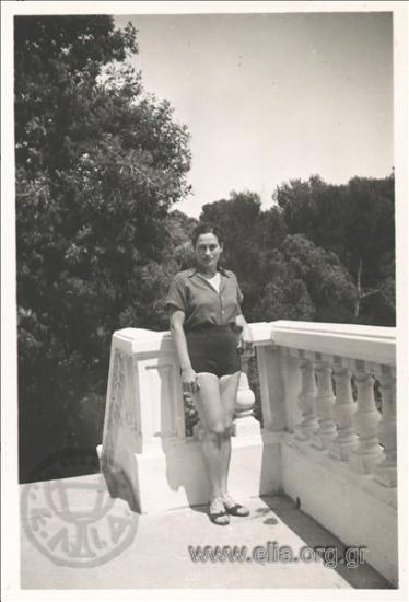 Η Ελπίδα Καστανάκη στη βίλλα Aurore.