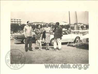 Thrasos Kastanakis and Elpida in company